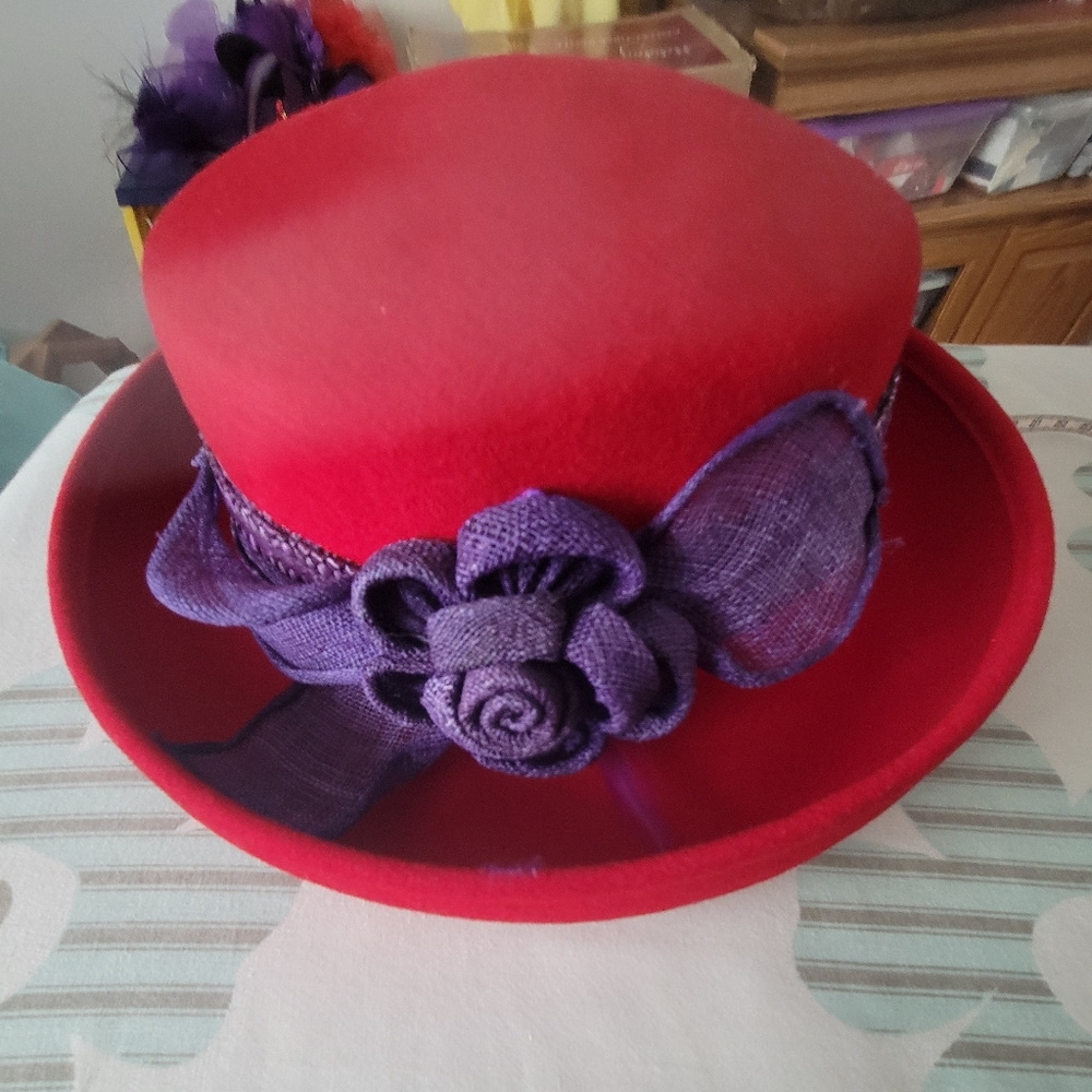 Red Wool Hat